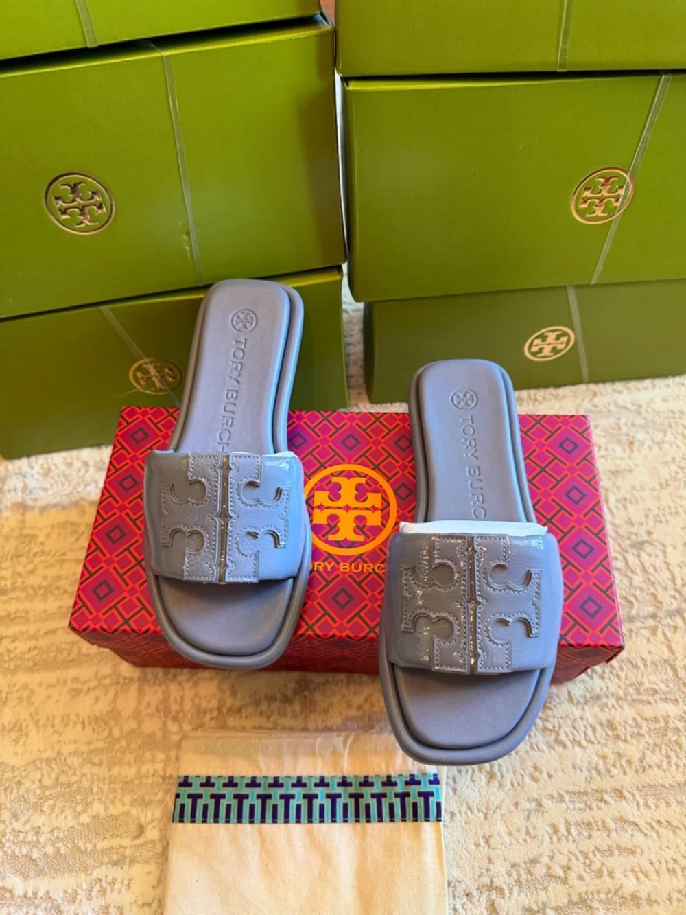 Tory Burch Double Sport Slide Sandals